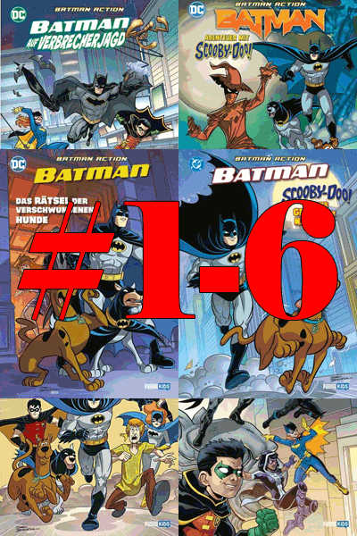 Batman Action, Band 1-6, Komplett Pack