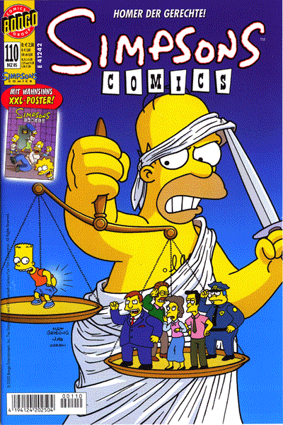Simpsons, Band 110, Freispruch f�r alle!