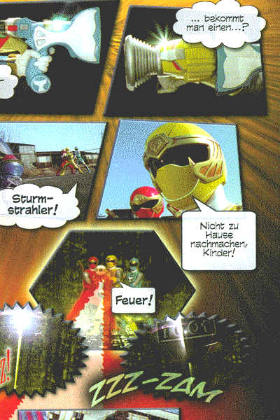 POWER RANGER, Band 1, Ninja Storm