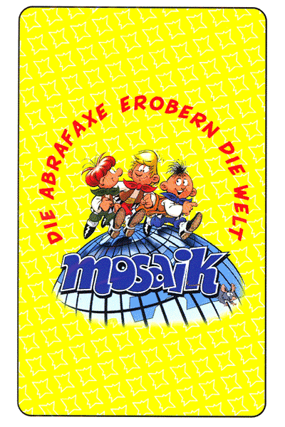 Quartett Die Abrafaxe erobern die Welt, Spiel, Abrafaxe-Ehrentagquartett