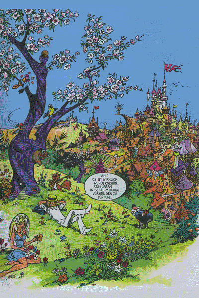 Oliver und Columbine, Band 2, Dreiteiliger Spiegel