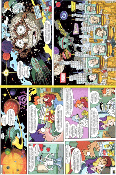 Die SIMPSONS FUTURAMA Crossover Krise, Einzelband, Was man im Hirn hat