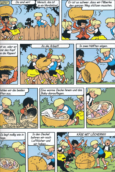 JOMMEKE, Band 12, K�se mit L�chern