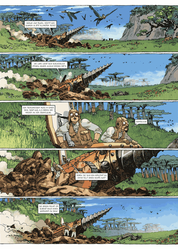 Am Mittelpunkt der Erde, Einzelband, 